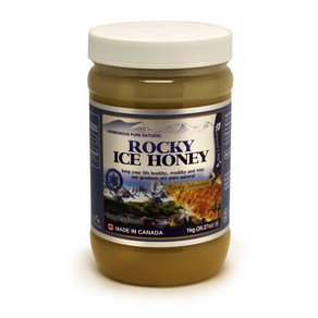 [로키] 캐나다 록히 록키 아이스 석청 꿀 허니 1kg(ROCKY Ice Honey 1kg), 1개