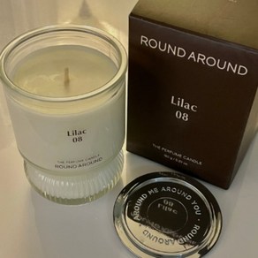 [인테리어소품] Round A'ound 라운드어라운드 더 퍼퓸 캔들 3종 택1, 1개, 150g, 말차 09