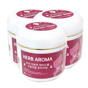 허브 아로마 워터드롭 수분크림 건성/유수분공급전용 300ml, 3개