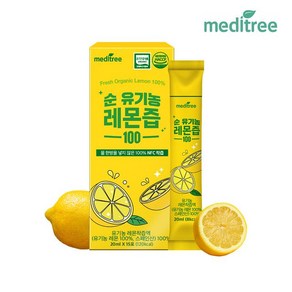 메디트리 순 유기농 레몬즙 100 1박스 15포, 300ml