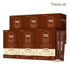 메딕스랩 파로 효소분말 100% 식약청인증 이탈리아 엠머밀 곡물, 6박스, 30회분