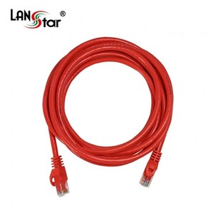 라인업시스템 라인업시스템 LANSTAR CAT.6 UTP 고급 랜케이블 다이렉트 빨강 (LS-6UTPD-3MR 3m), 1개