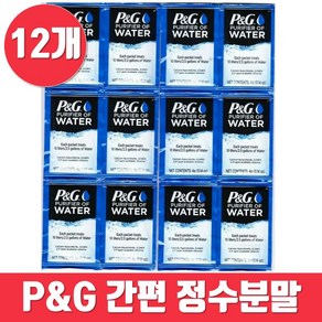 P&G정수패킷 정수제 Purifier of Water Packets 12개