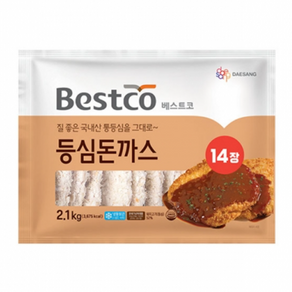 베스트코 등심돈까스 2.1kg, 1개