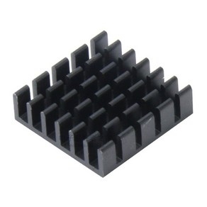 티테크 알루미늄 칩셋 방열판 사각 20x20x6mm/T-TK2006B/방열 테이프 부착/칩셋 쿨러/히트싱크/메인보드/VGA/메모리등에 사용/각종 IC칩에 부착하여 사용