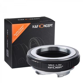 KnF M42-LM 렌즈변환 어댑터 M42 렌즈 >> 라이카 M 바디 - 뒤캡옵션 _무반사코팅 M42 mount Lens to Leica M adapter (cap option)