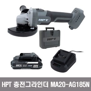 HPT 충전 그라인더 MA20-AG185N 마끼다 호환 20v 풀세트, 2.0Ah 배터리 1개 풀세트, 1개