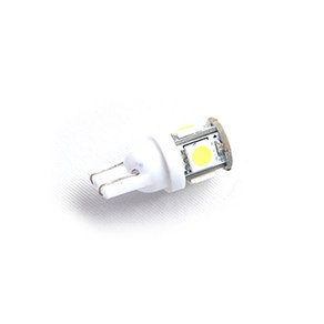 T10 LED 실내등 미등 트렁크 번호판등 5구 12V 24V, 흰색24V, 1개