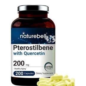 Naturebell 네이처벨 프테로스틸벤 Pterostilbene 200mg 200정