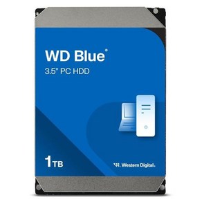 Westen Digital 4TB WD 블루 PC 내장 HDD 5400 RPM SATA 6 Gbs 3.5인치 (WD40EZAX), 없음, 2) 1TB