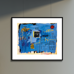 그림액자 Untitled 1981 장미쉘바스키아Jean Michel Basquiat