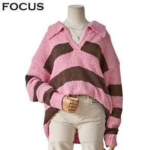 포커스 오버핏줄무늬니트 FW2J7KT0317