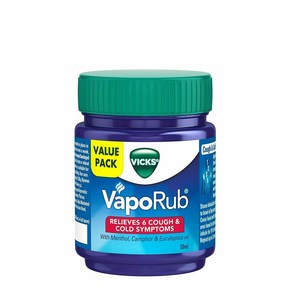 Vicks VapoRub Chest Rub Ointment Relief from Cough Cold Aches & Pains (50g) 793611