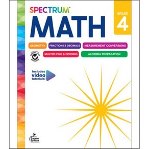 Spectrum Math Workbook Grade 4