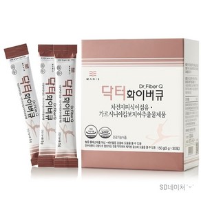 Manis 닥터 화이버 큐 (콜레스테롤 개선 및 체지방 감소) (코나 커피스틱 3개 포함), 180g, 1박스