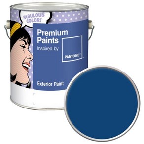 노루페인트 팬톤 실외 벽면 저광 페인트, 19-3964 Monaco Blue, 4L, 1개