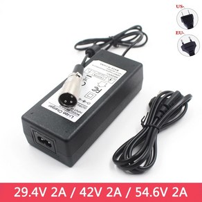 충전기 전기 자전거 리티엄 배터리 스마트 스쿠터용 DC 플매트 카펫 매트 러그 XLR 3P 18mm 24V 36V 48V 29.4V 2A 42V 54.6V 호버 보드, [04] AU, [03] 36V2A