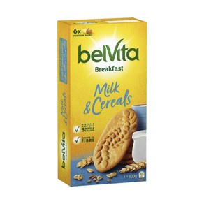 Belvita 벨비타 밀크 시리얼 브랙퍼스트 비스킷 300g Milk & Ceeal Beakfast Biscuits, 1개