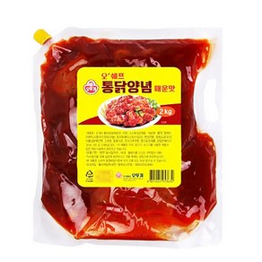 오뚜기 오쉐프 통닭양념 매운맛 소스