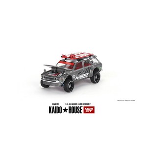 Kaido House MINIGT 1 64 M3 E30 GTR R34 카본 510 NSX 시빅 왜건 240Z 실베라도 다이캐스트 자동차 모델 월 업데이트, KHMG145, 1개