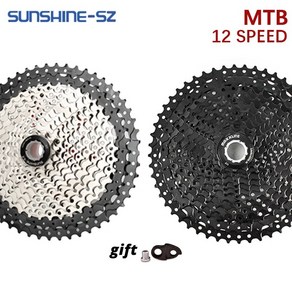 SUNSHINE cassete 12 velocidade mtb kcnc 46/50/52T Shimano M6100/M7100/M8100/M9100/SRAM 용 자전거 스프로킷 플라, 1개