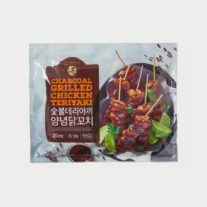 [노브랜드] 숯불 데리야끼 닭꼬치, 800g, 2개