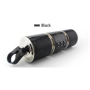 오토바이 오디오 방수 스테레오 스피커 블루투스 호환 V21 EDR FM 라디오 AUX USB TF 카드 MP3 플레이어 MT487, 1) Black, 1)Black