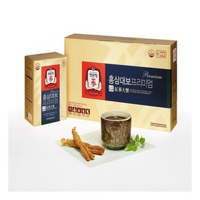 [정관장] 선물포장+홍삼대보프리미엄 40mlx30포 2박스+쇼핑백 2장, 1.2L