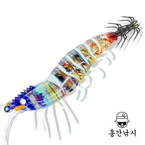 치카라 에기 새우 모양 심해 갑오징어 실리콘 다리 리얼 쉬림프 리얼새우에기, 1개, 10.5g, 닭새우
