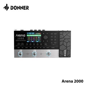 Donner Arena 2000 다중 효과 기타 페달 AMP 모델링 다중 효과 프로세서