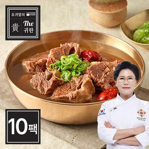 [KT알파쇼핑]유귀열의 The 귀한 뼈없는 진갈비탕 600g x 10팩, 10개