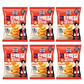 이지프로틴 고단백질 감자칩 매콤치즈맛, 50g, 6개