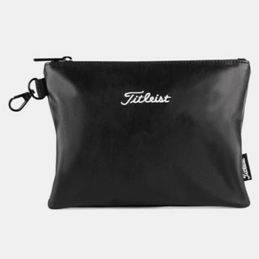 Titleist 타이틀리스트 프로페셔널 지퍼 골프 파우치 블랙, BLACK