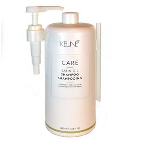 Keune 컨 케어 사틴오일 샴푸 1000ml 대용량 펌프포함, 1개, 1L