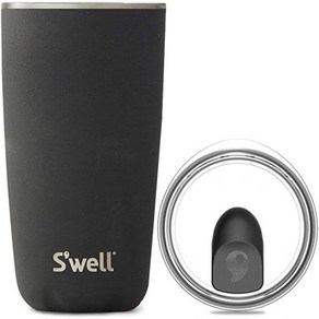 슬라이드 오픈 뚜껑이 있는 Swell 스테인리스 텀블러 18oz 티크우드 3중 진공 단열 용기 12시간 동안 음료를 차갑게 4시간 뜨겁게 유지 BPA Free