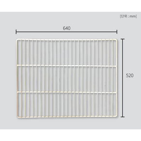 유니크 업소용 냉장고 6자 냉동냉장 선반(W640*H520) 고리포함