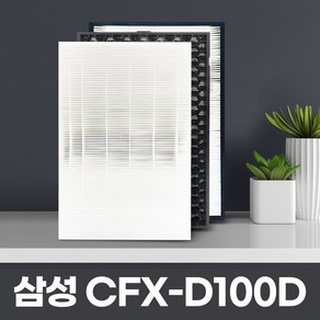 삼성CFX-D100D블루스카이AX60T5020WSD 공기청정기필터, 04-부직포필터5장, 1개