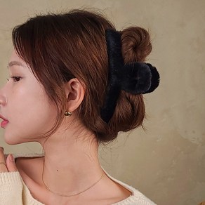 초콜리트쥬얼리 프로즌 15cm 9컬러 숱 많은 머리 밍크 에코 퍼 꼬임 올림머리 헤어 빅 사이즈 집게핀