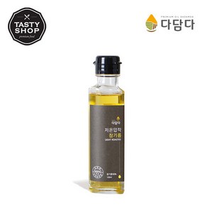 [다담다]국산100% 원적외선으로 볶은 저온압착 참기름 100ml, 1개