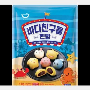 바다친구들찐빵 가열후섭취 세미원 1KG(25Gx40EA), 1kg, 1개