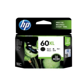 HP NO.60XL 정품잉크, 검정, 1개