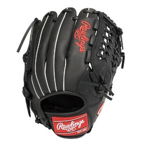 Rawlings 롤링스 성인용 클래식 야구 글러브 GRXASPLN62, 오른손잡이 던지기용(왼손에 착용), 11.75인치(만능용), 블랙, 1개