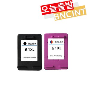 HP [BNCINT 재생잉크] 61 DESKJET 1050 1510 2050 1000 3050 ENVY 4500 재생 잉크, 1개, HP61XL-대용량검정