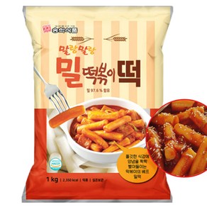 송학식품 말랑말랑 밀떡볶이, 1kg, 3개