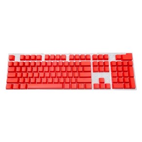 104pcs ABS 범용 기계 키보드 Keycaps 체리 MX 교체 백라이트 키 캡에 대 한 인체 공학적 빈, Red