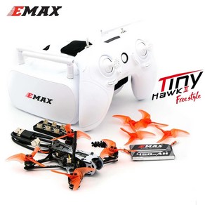 EMAX Tinyhawk II 프리스타일 115mm 25 인치 F4 5A ESC TH1103 모터 58G 37CH VTX 700TVL CMOS FPV 레이싱 RC 드론 BNF 버전, 3)Only Tansmitte, 1개
