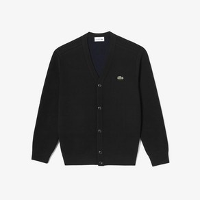 매장정품 라코스테 LACOSTE 남성베이직 V넥 방모 가디건AH460E-53NM 1609256