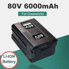 Geenwoks 전동 공구 프로용 리튬 이온 배터리 교체 배터리 GBA80400 80V 6.0Ah 8.0Ah 10Ah, 01 6000mAh  1PCS, 01 CHINA