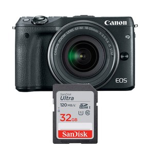 캐논 EOS M3 미러리스 카메라 메모리카드 샌디스크 울트라SD 32GB