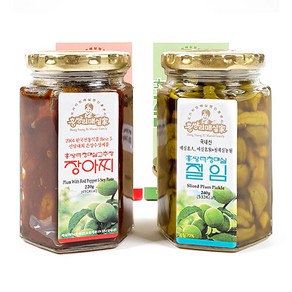 홍쌍리매실 고추장장아찌220g+매실절임240g